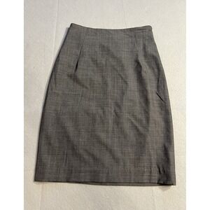 Babaton Grey  Wool / Rayon  Blend Straight Pencil Skirt Size 4 / S